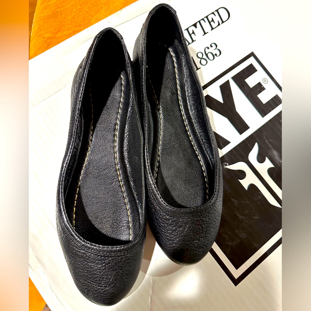 Frye Black Flats